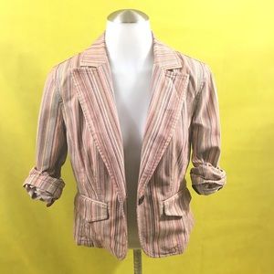 Nine and Co multicolored spring inspired blazer
